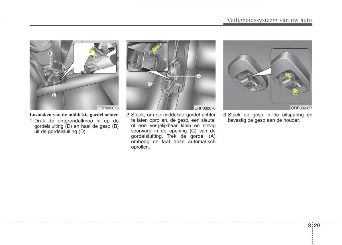 KIA Carens III 3 handleiding / page 45