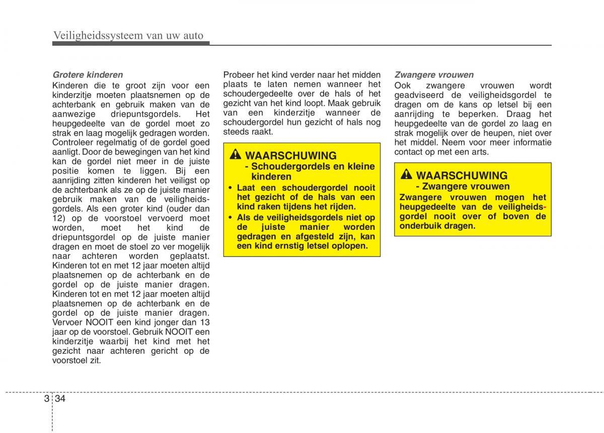 KIA Carens III 3 handleiding / page 50