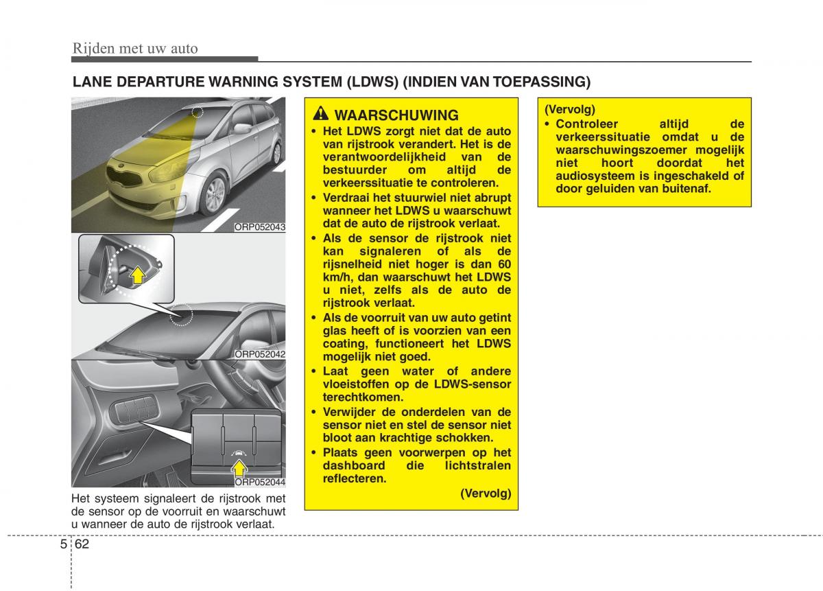 KIA Carens III 3 handleiding / page 502