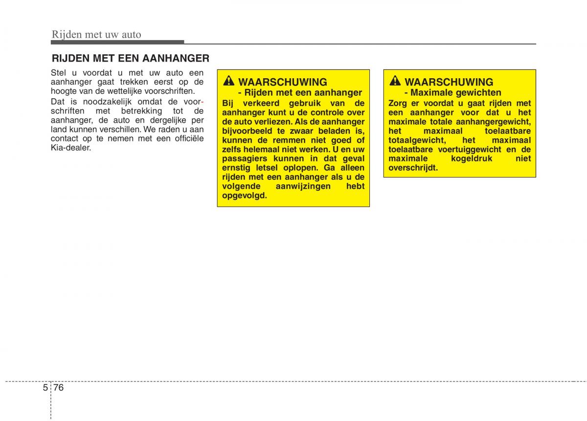 KIA Carens III 3 handleiding / page 516