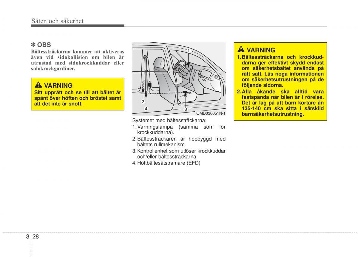 KIA Carens III 3 instruktionsbok / page 55