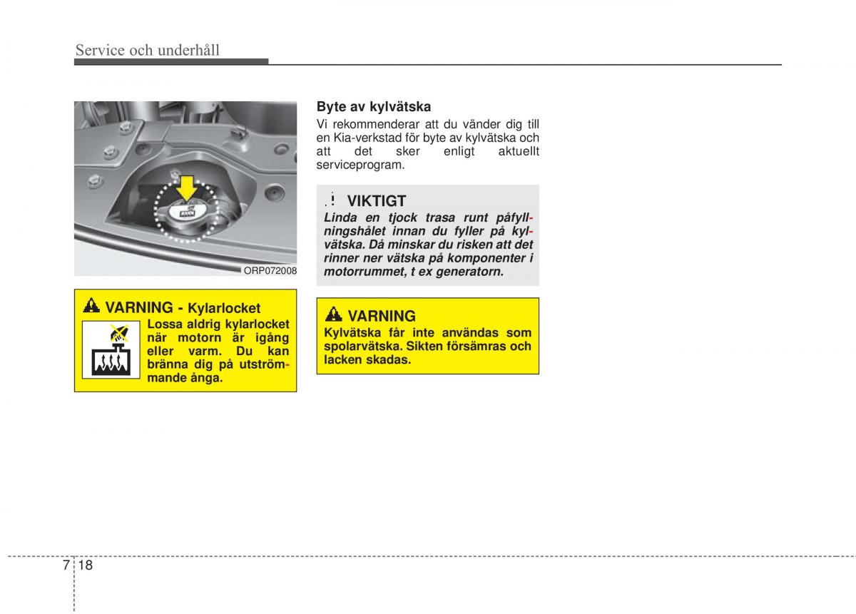 KIA Carens III 3 instruktionsbok / page 558