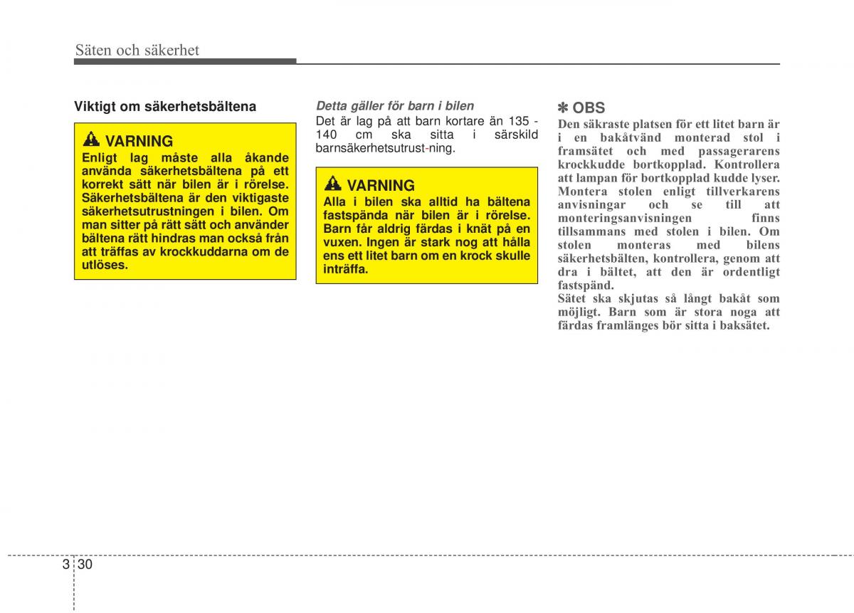 KIA Carens III 3 instruktionsbok / page 57