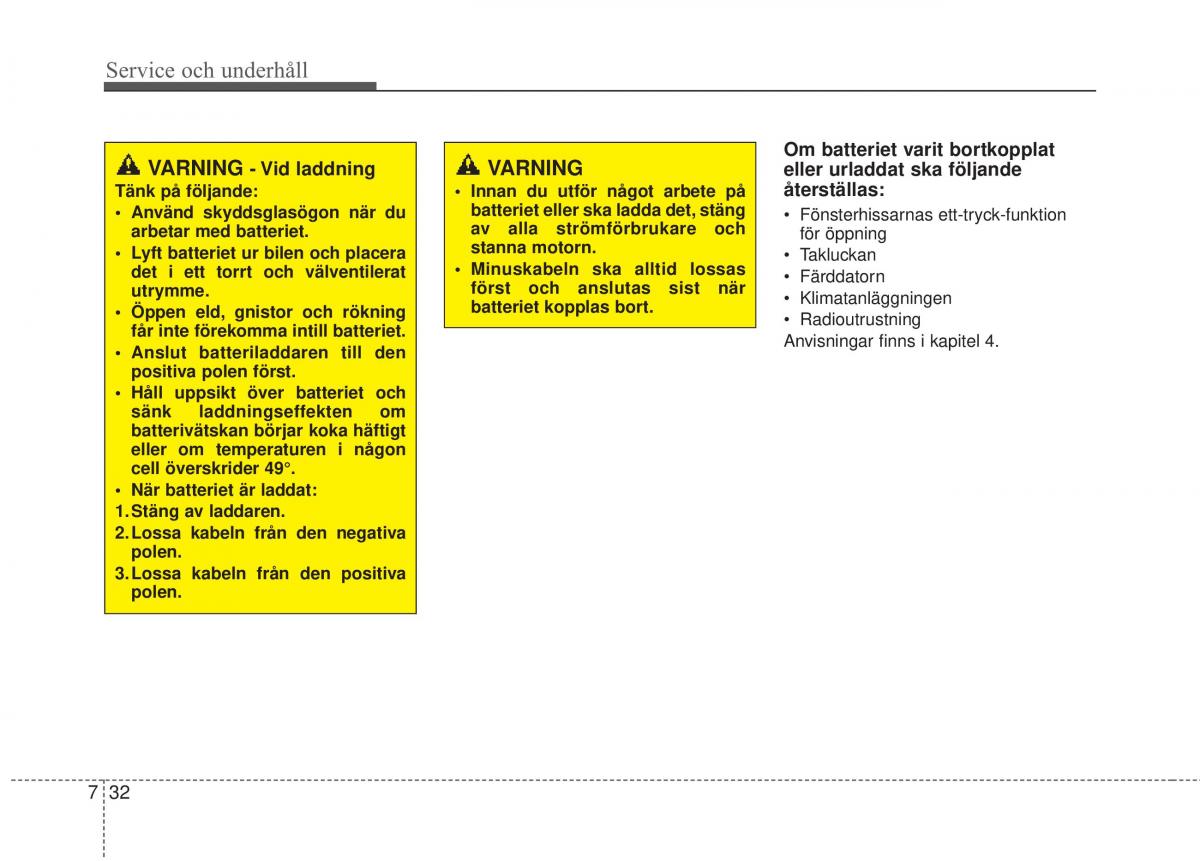 KIA Carens III 3 instruktionsbok / page 572