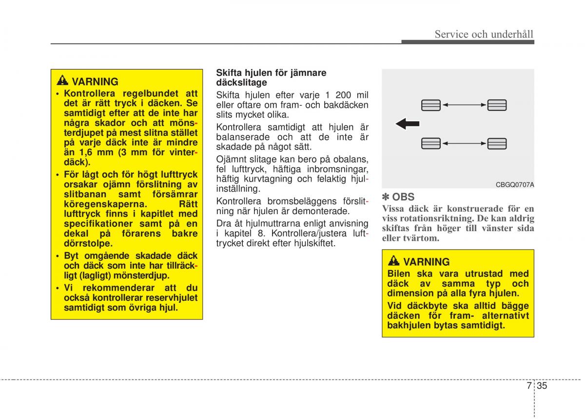 KIA Carens III 3 instruktionsbok / page 575