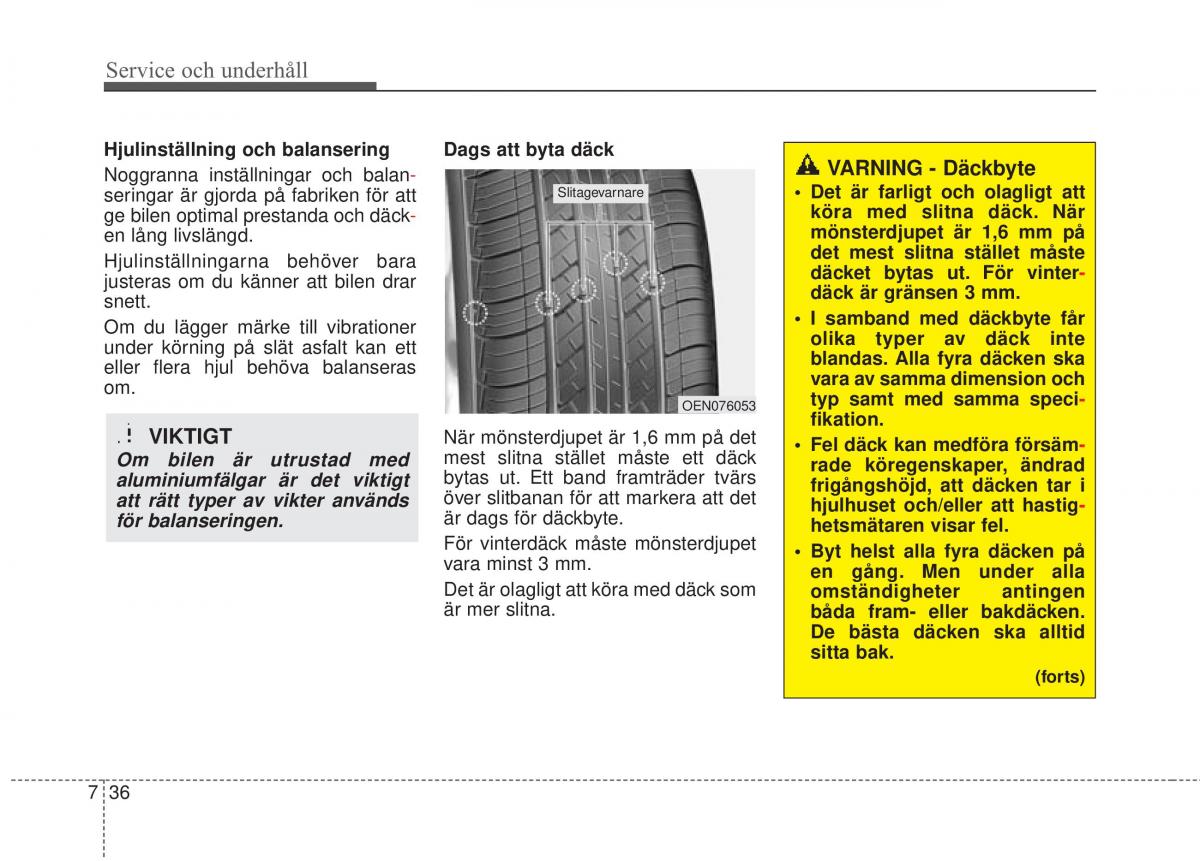 KIA Carens III 3 instruktionsbok / page 576