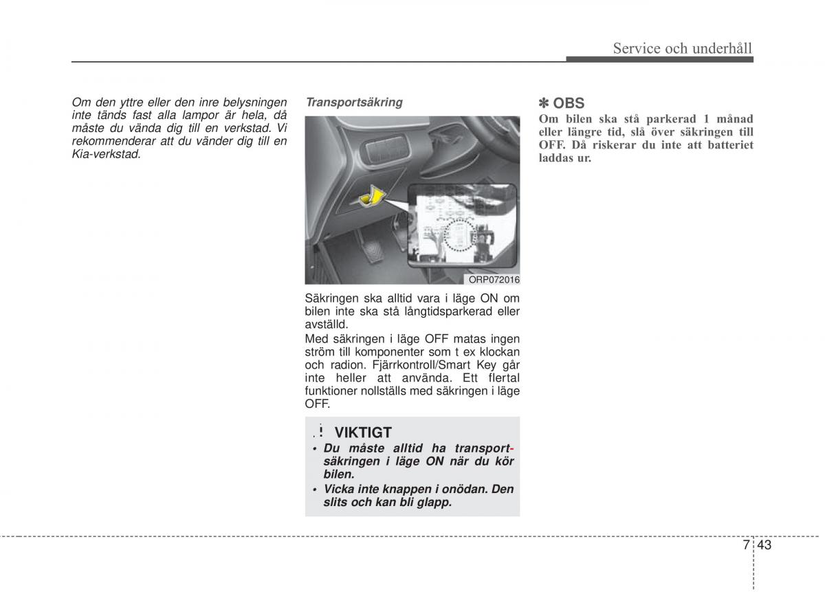 KIA Carens III 3 instruktionsbok / page 583