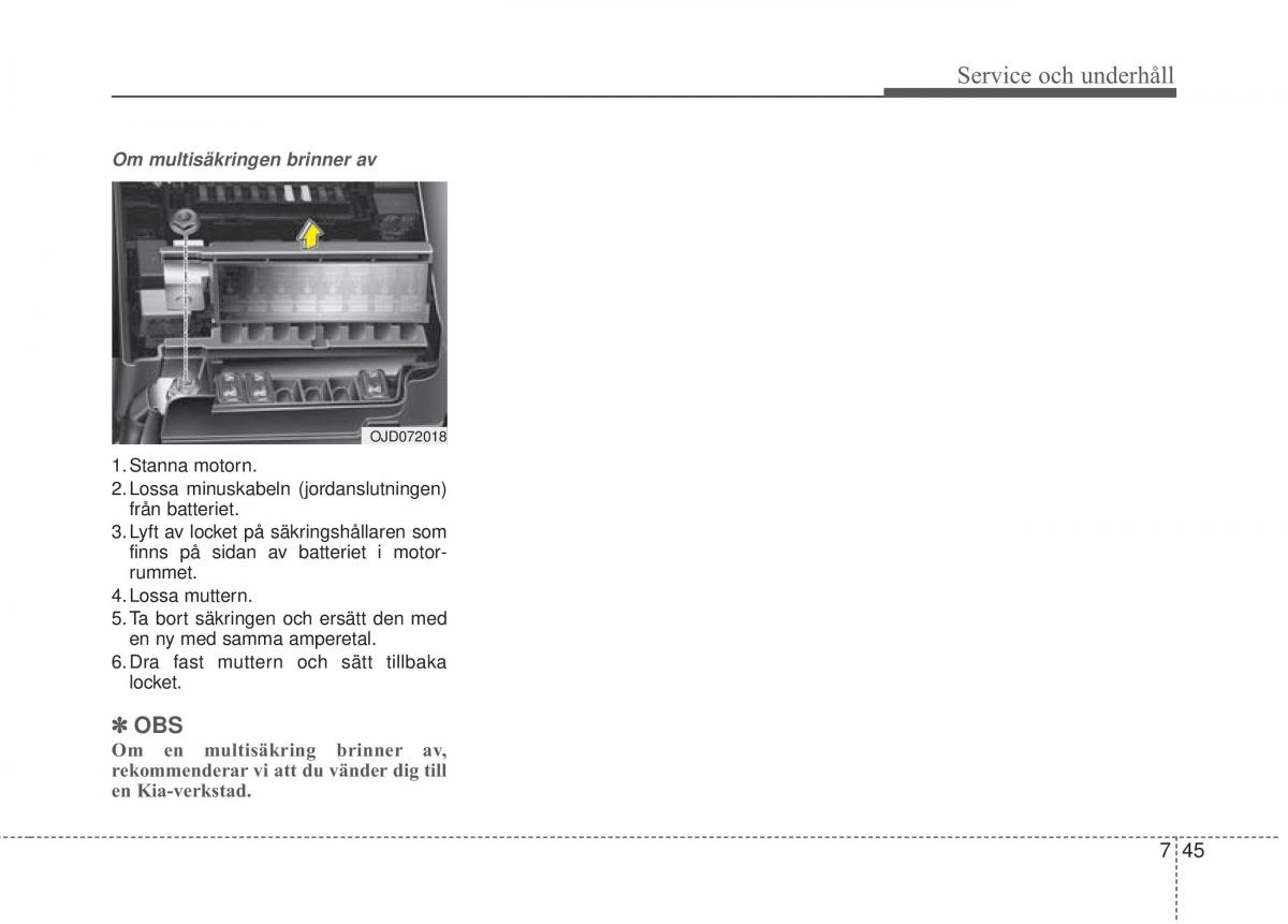 KIA Carens III 3 instruktionsbok / page 585