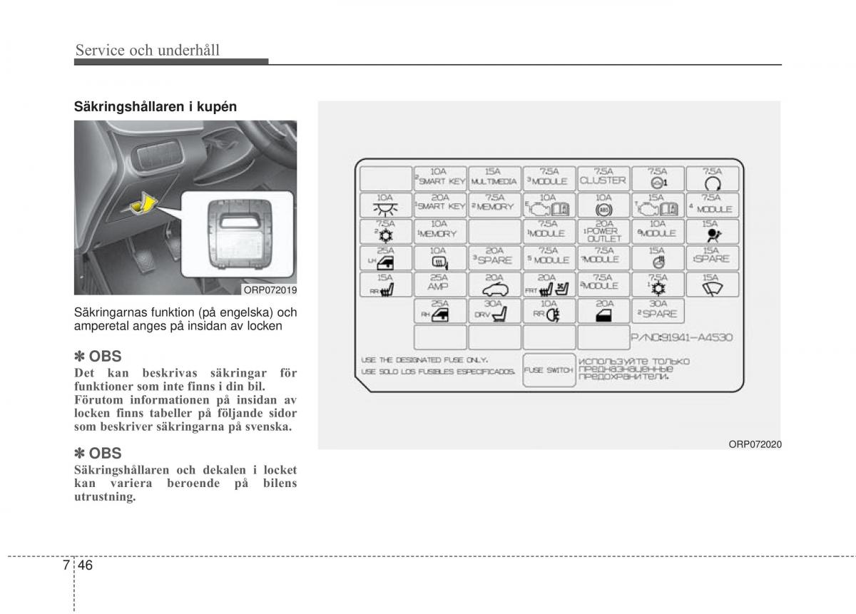 KIA Carens III 3 instruktionsbok / page 586