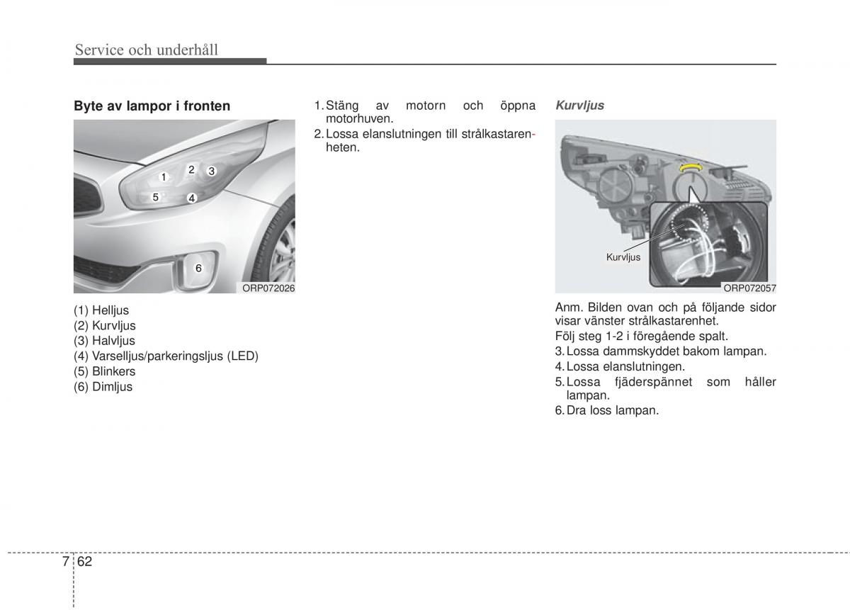 KIA Carens III 3 instruktionsbok / page 602