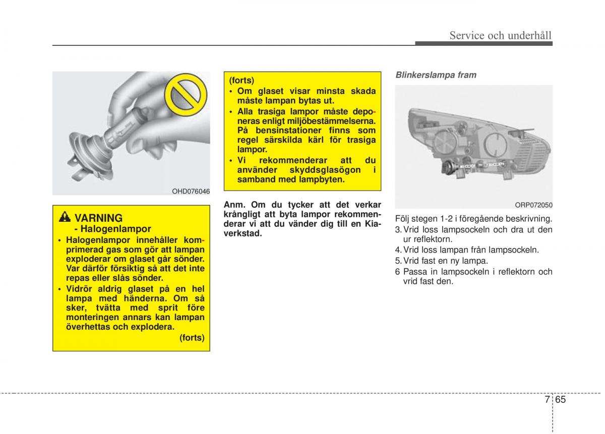 KIA Carens III 3 instruktionsbok / page 605