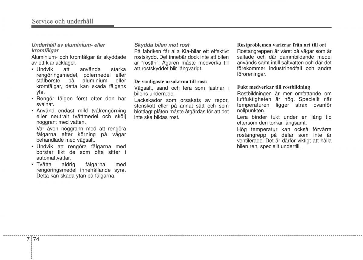 KIA Carens III 3 instruktionsbok / page 614