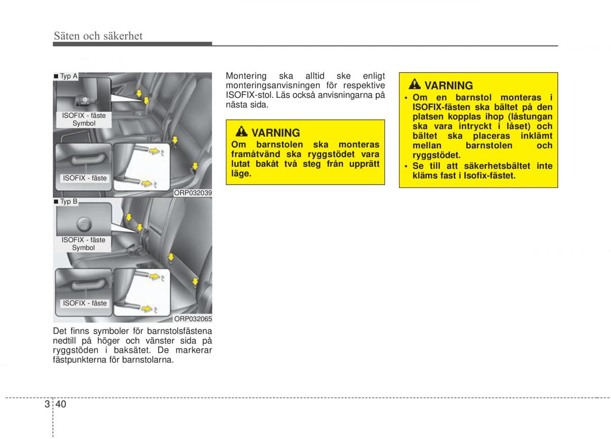 KIA Carens III 3 instruktionsbok / page 67