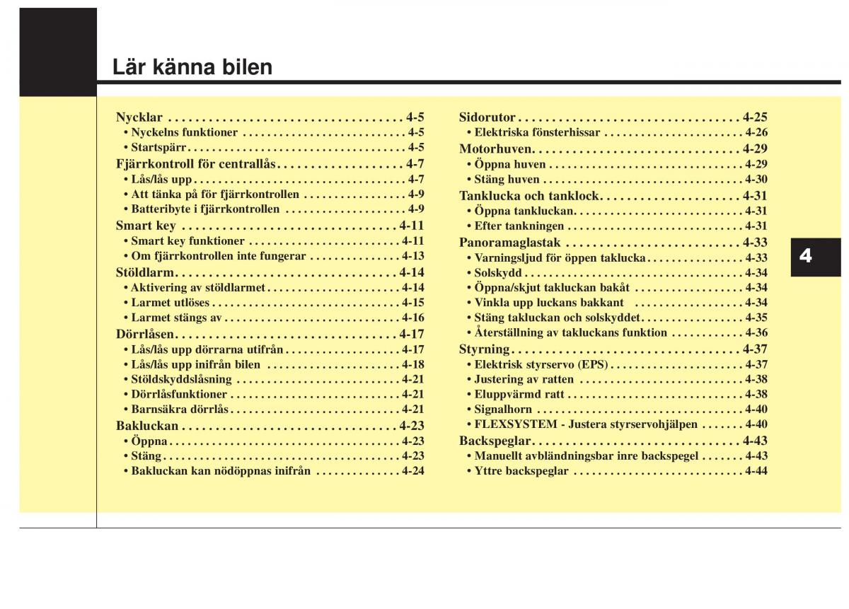 KIA Carens III 3 instruktionsbok / page 89