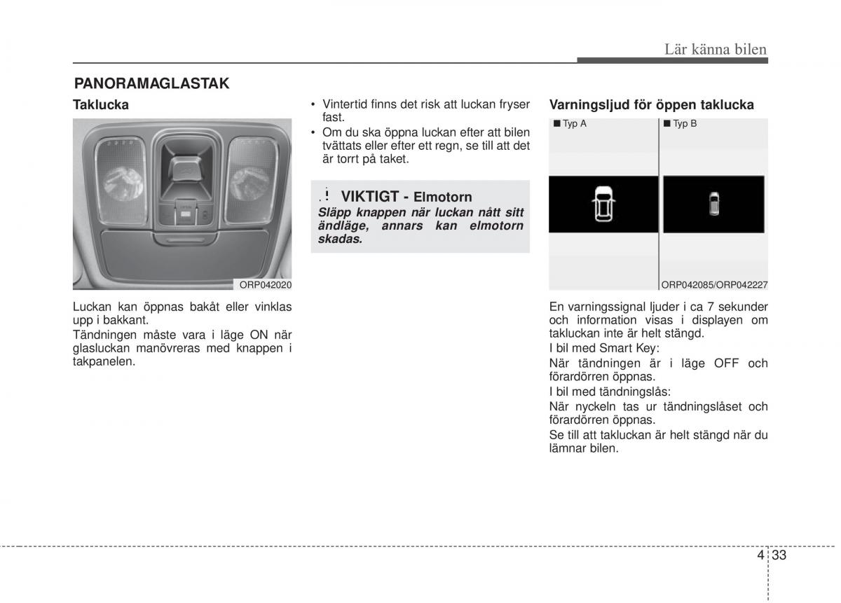 KIA Carens III 3 instruktionsbok / page 121