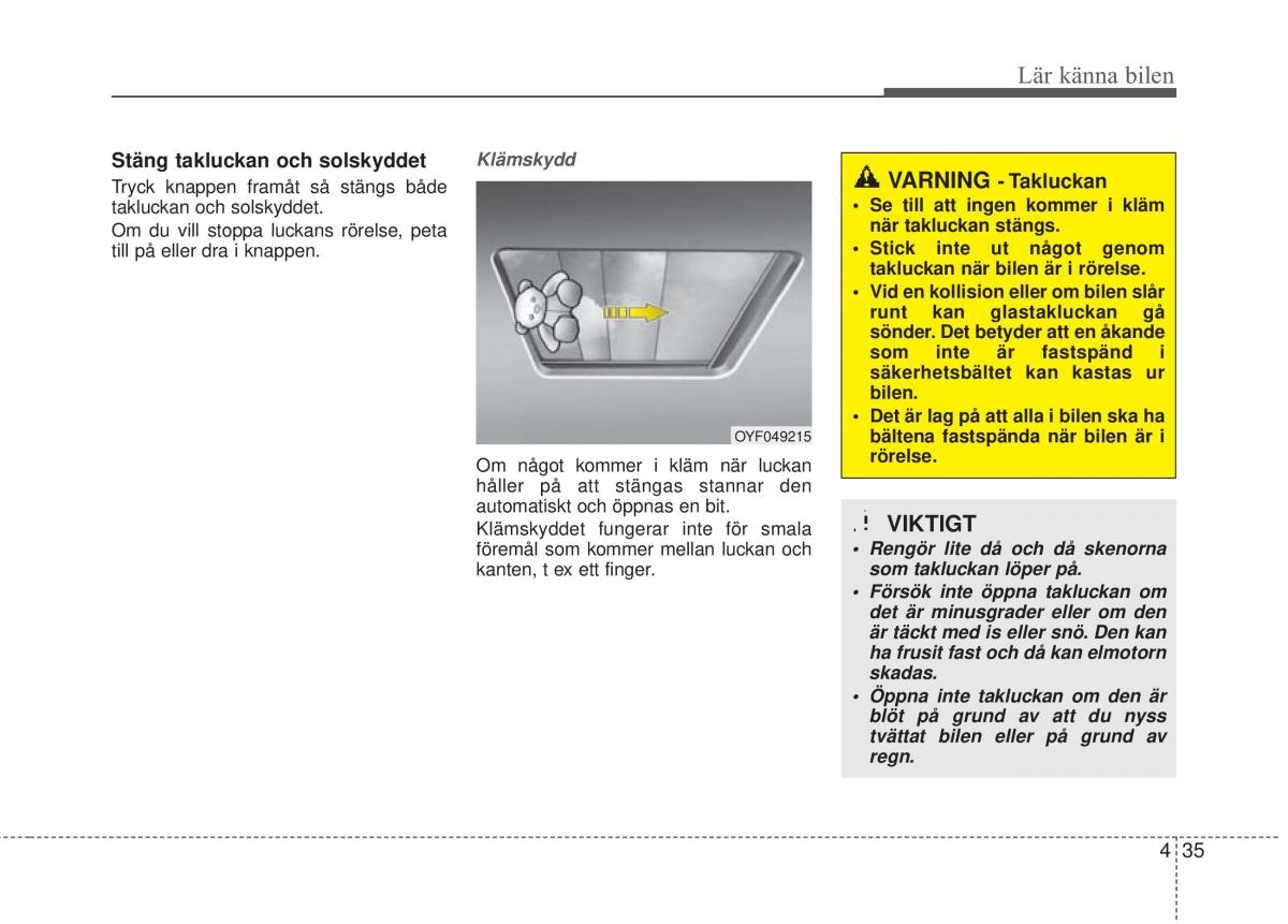 KIA Carens III 3 instruktionsbok / page 123