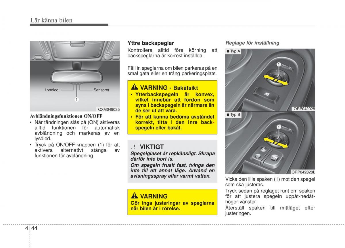 KIA Carens III 3 instruktionsbok / page 132