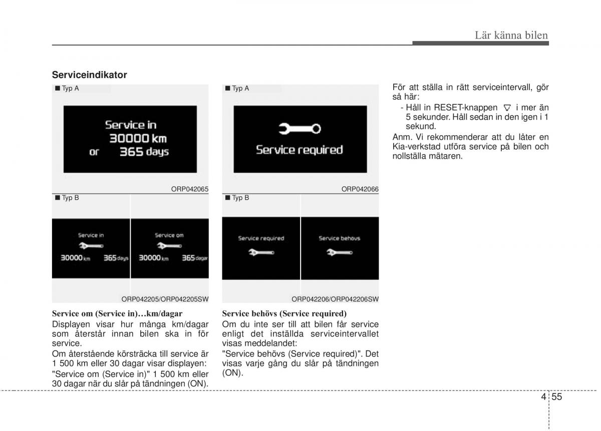 KIA Carens III 3 instruktionsbok / page 143