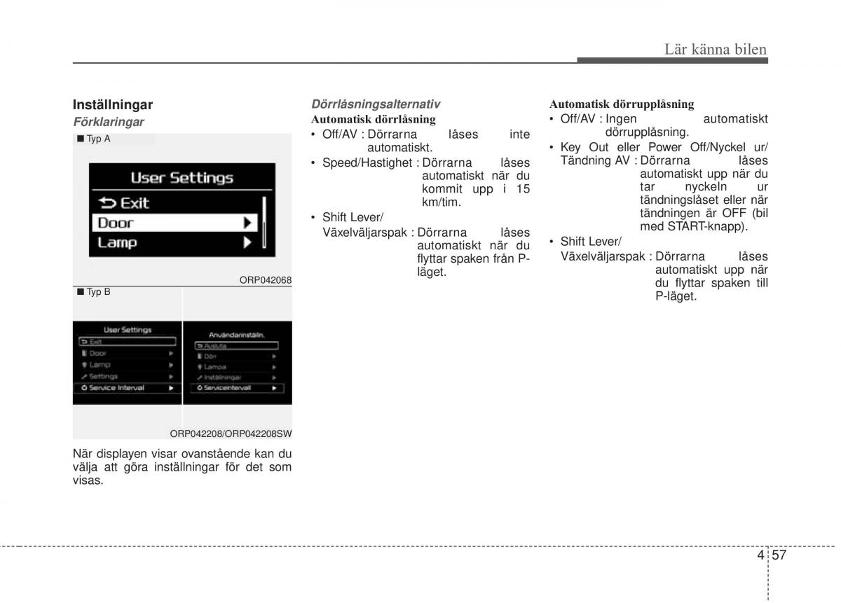 KIA Carens III 3 instruktionsbok / page 145