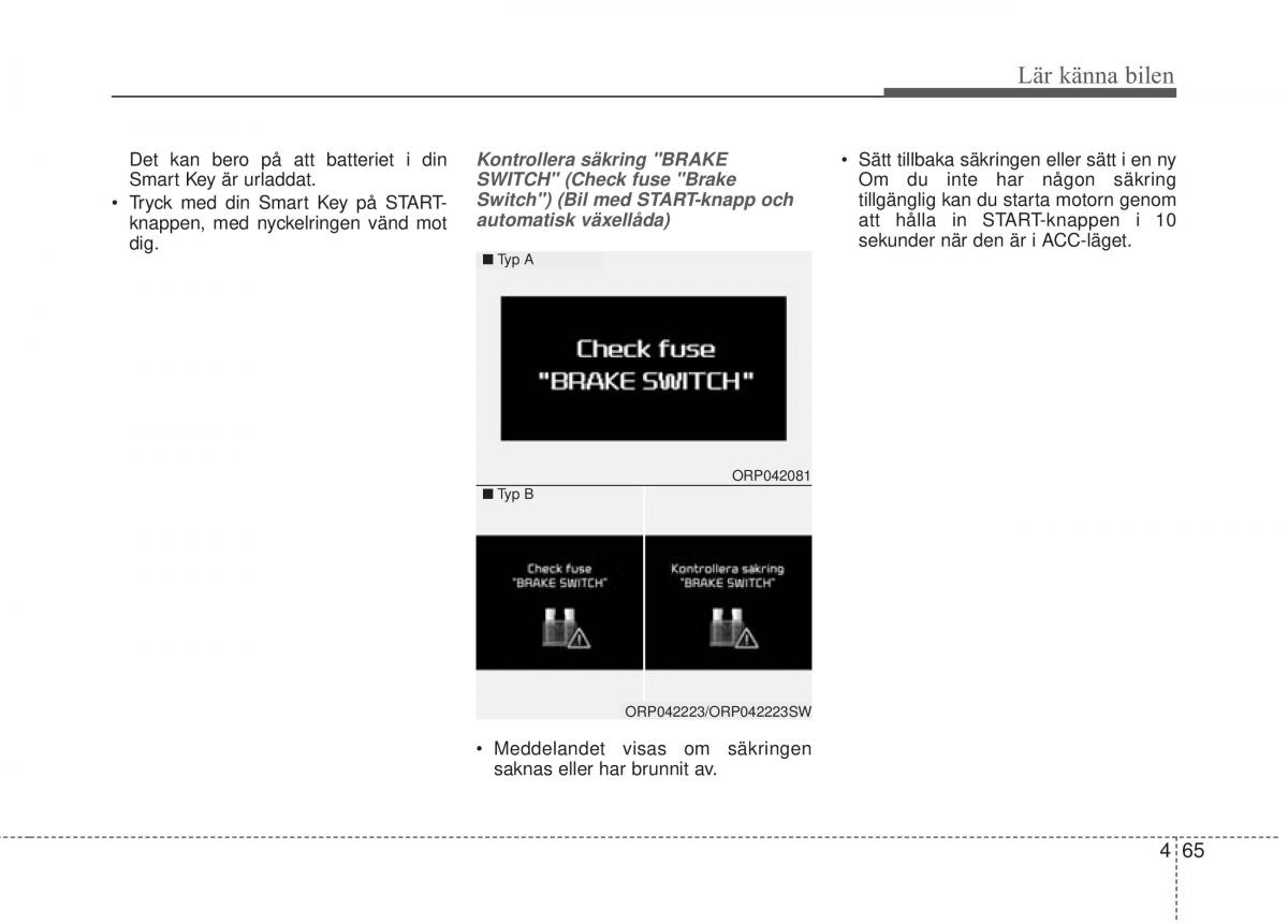 KIA Carens III 3 instruktionsbok / page 153