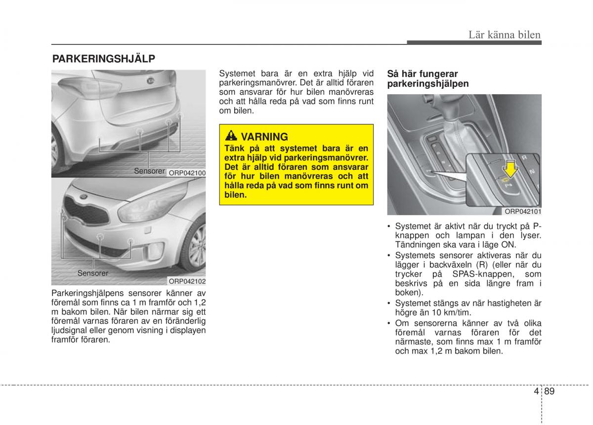 KIA Carens III 3 instruktionsbok / page 177