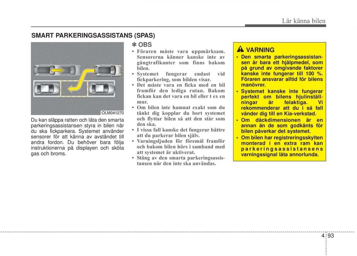 KIA Carens III 3 instruktionsbok / page 181