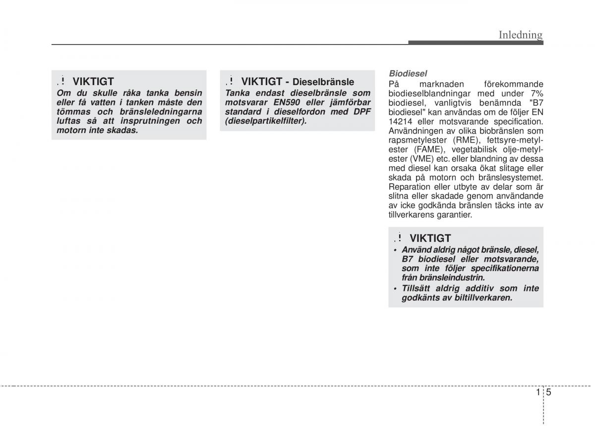 KIA Carens III 3 instruktionsbok / page 19