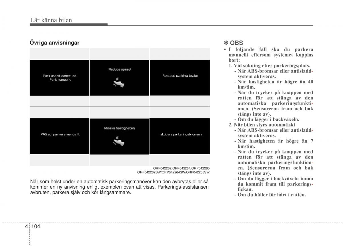 KIA Carens III 3 instruktionsbok / page 192