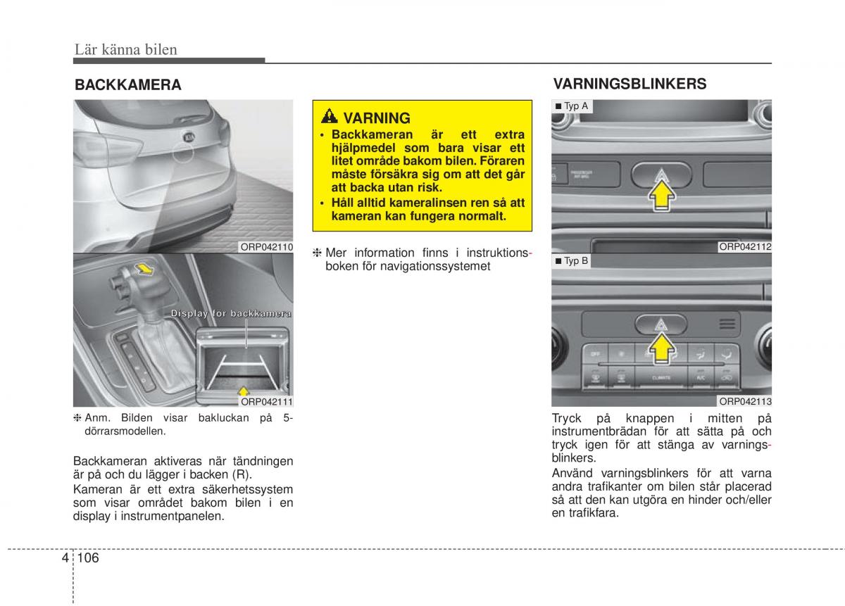 KIA Carens III 3 instruktionsbok / page 194