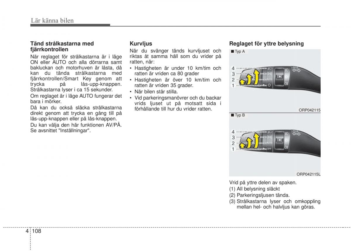 KIA Carens III 3 instruktionsbok / page 196