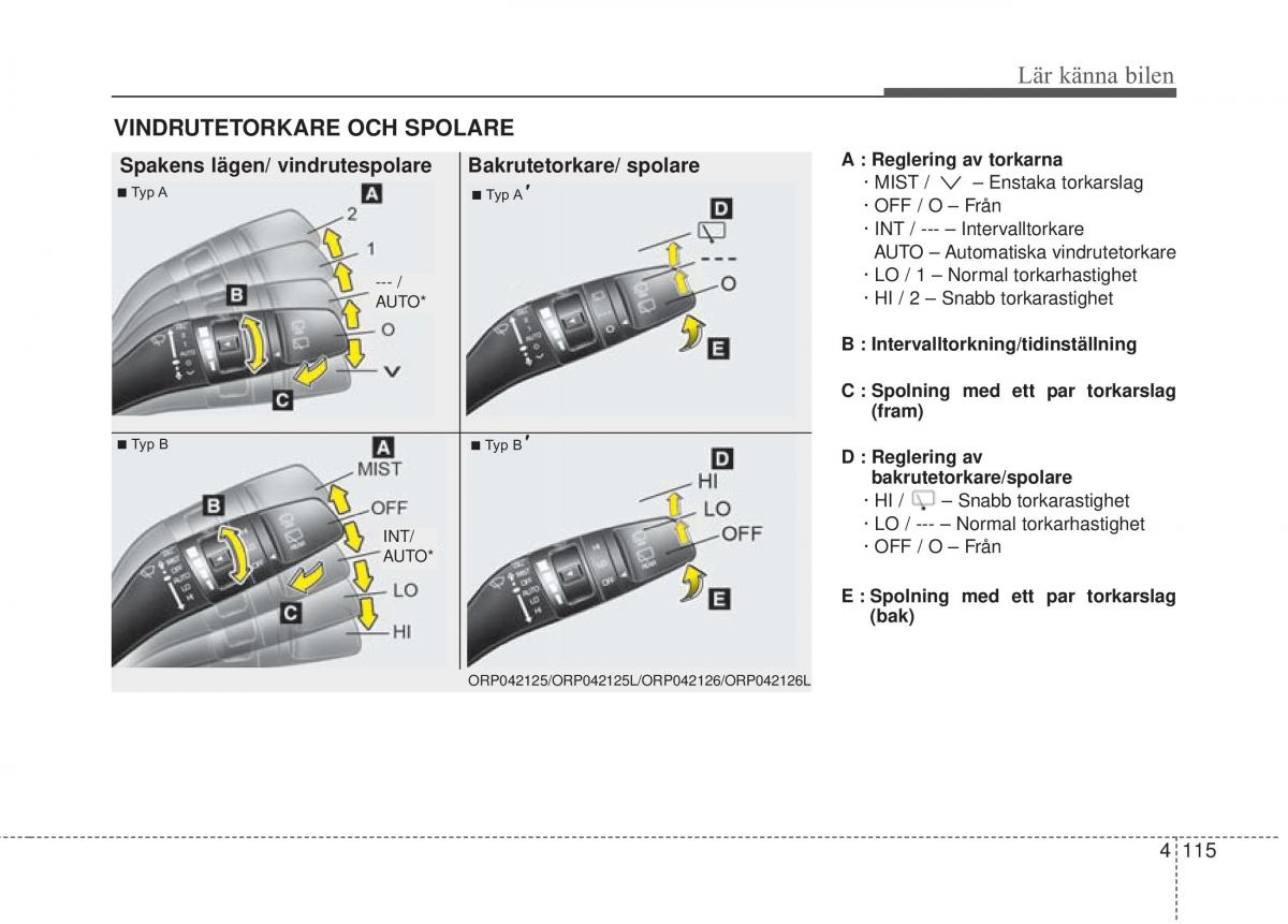 KIA Carens III 3 instruktionsbok / page 203