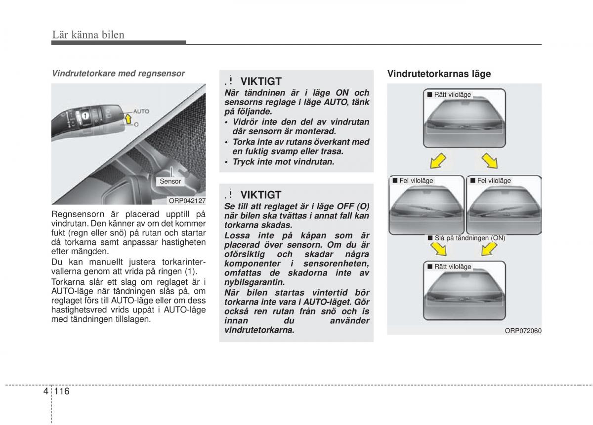 KIA Carens III 3 instruktionsbok / page 204