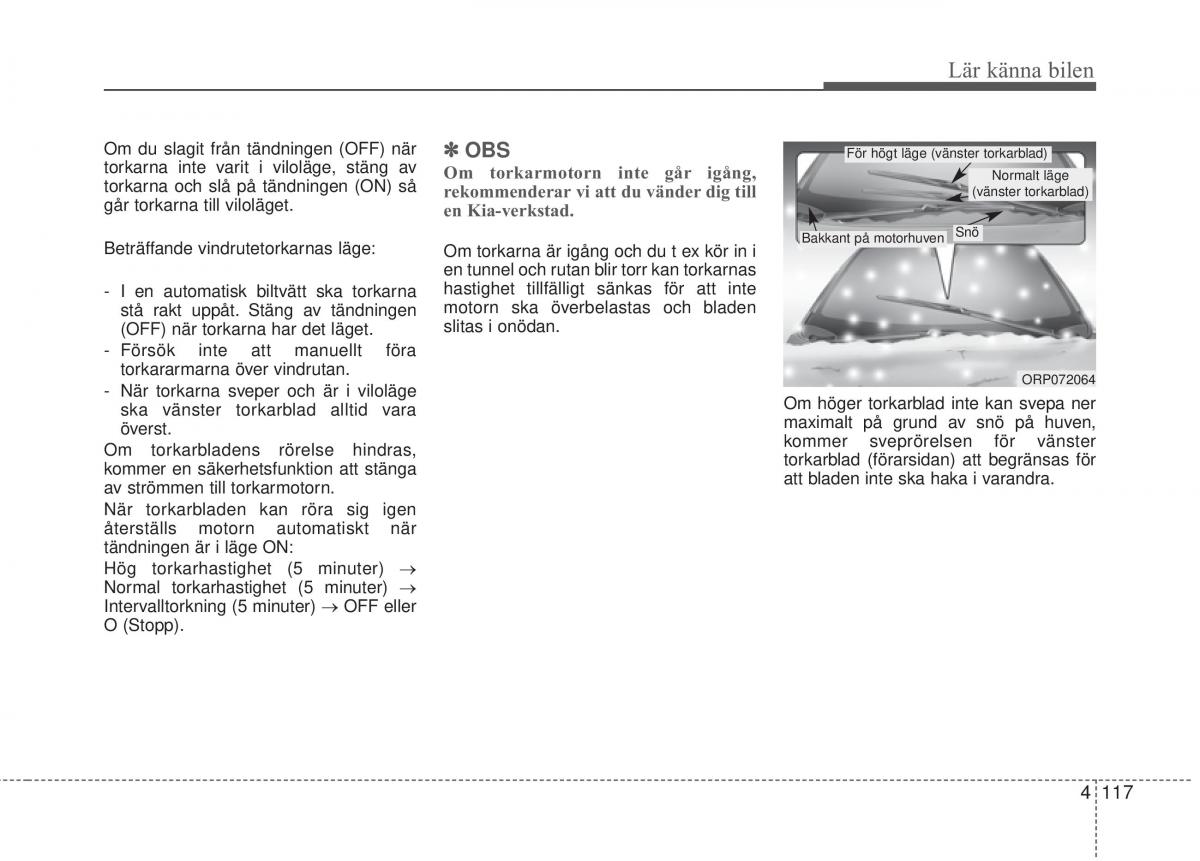 KIA Carens III 3 instruktionsbok / page 205