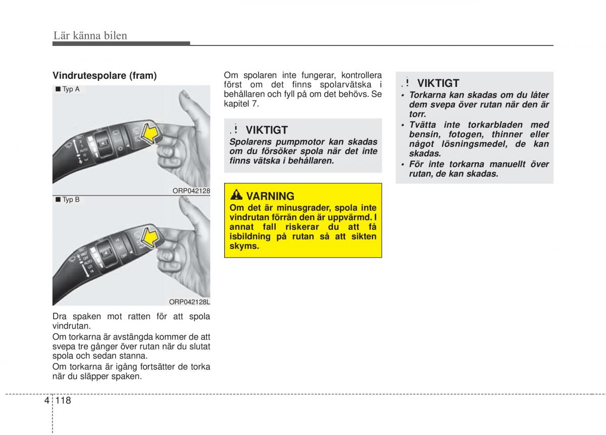 KIA Carens III 3 instruktionsbok / page 206