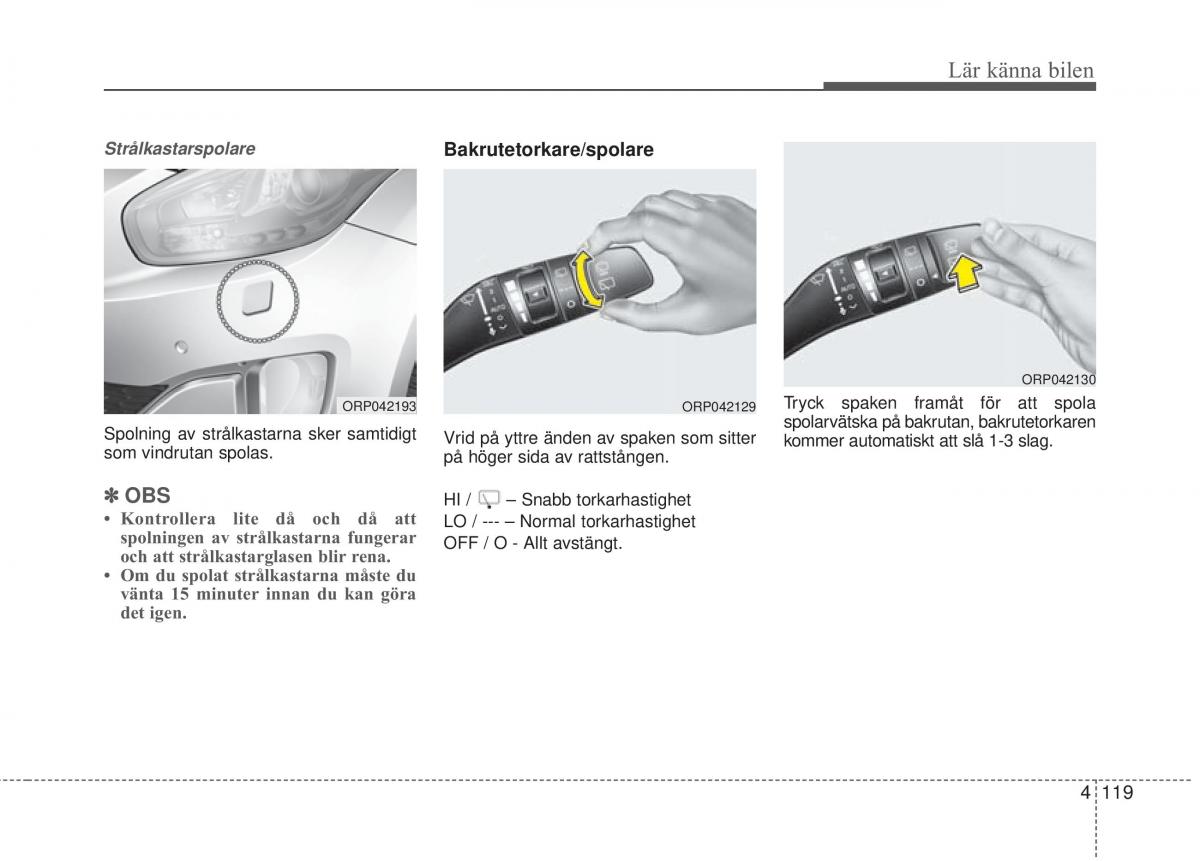 KIA Carens III 3 instruktionsbok / page 207