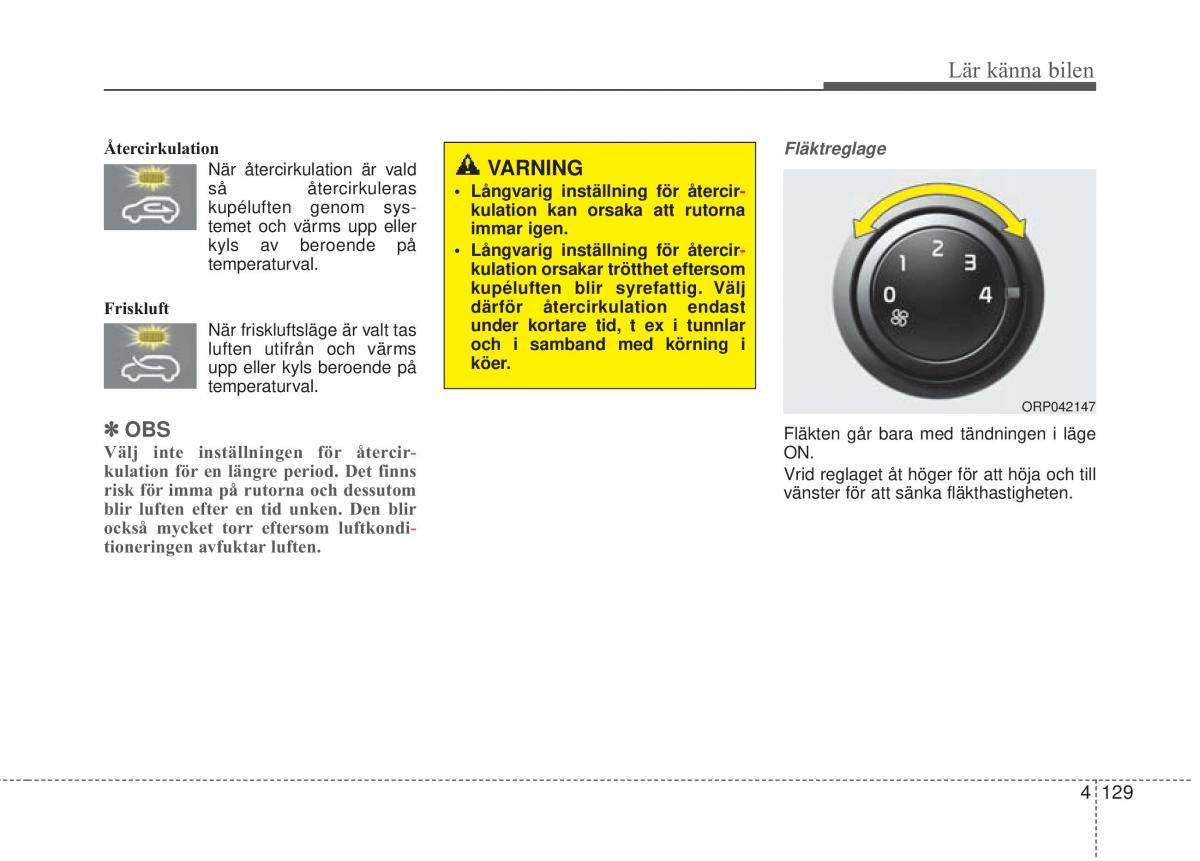 KIA Carens III 3 instruktionsbok / page 217