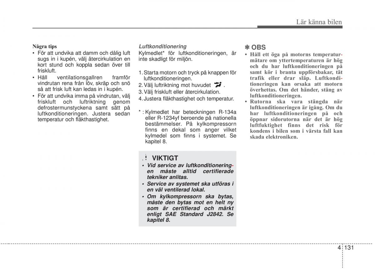 KIA Carens III 3 instruktionsbok / page 219