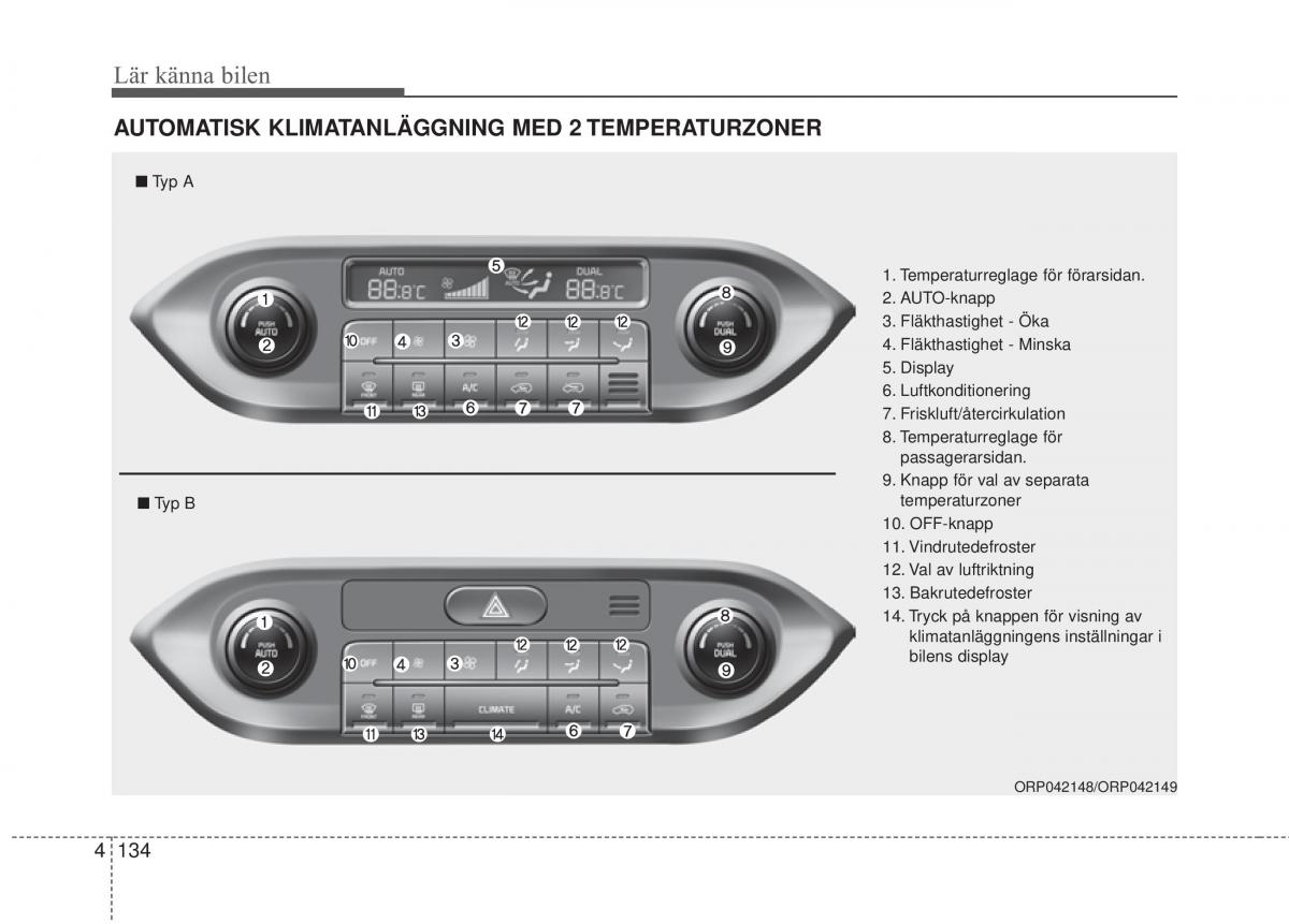 KIA Carens III 3 instruktionsbok / page 222