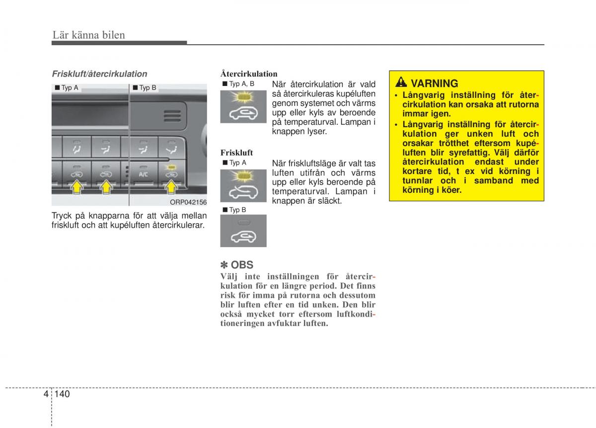 KIA Carens III 3 instruktionsbok / page 228