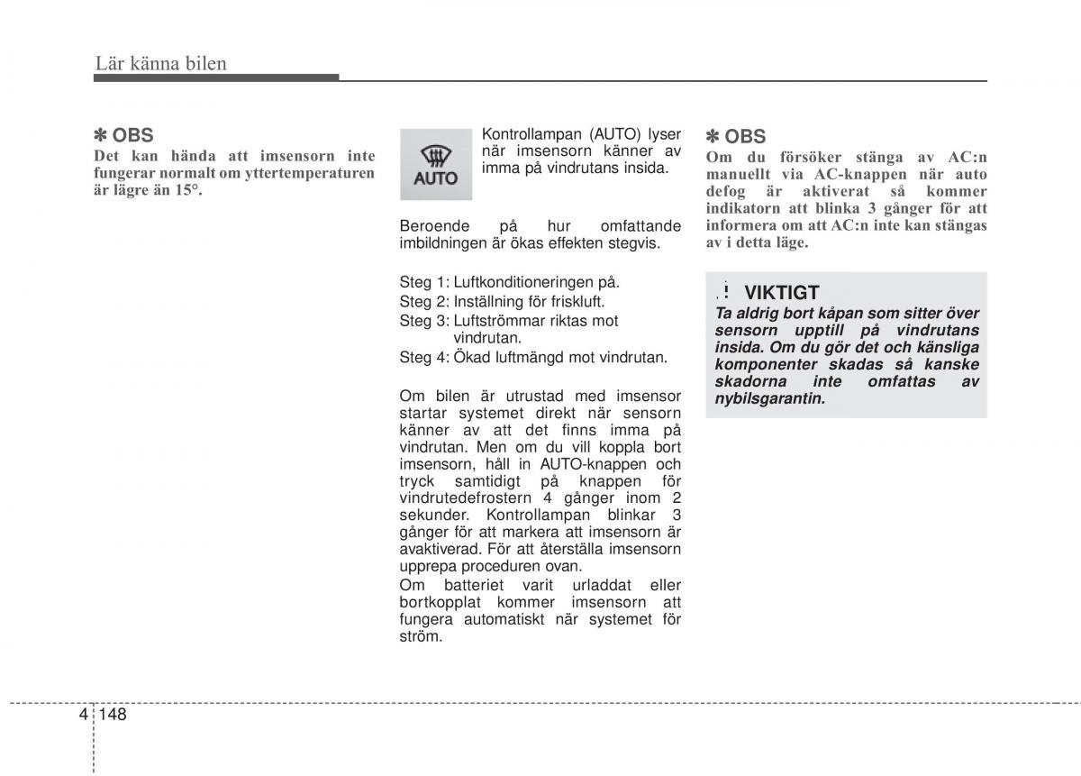 KIA Carens III 3 instruktionsbok / page 236