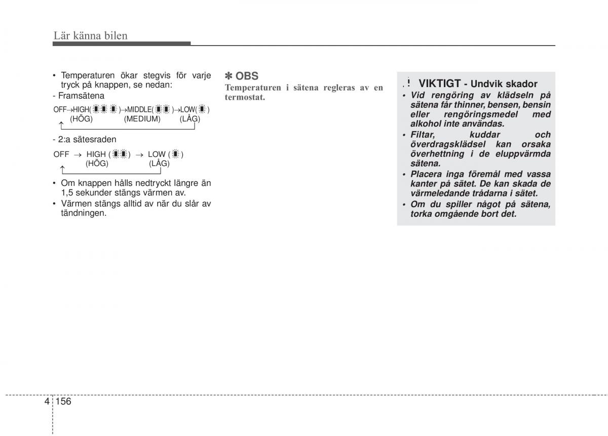 KIA Carens III 3 instruktionsbok / page 244