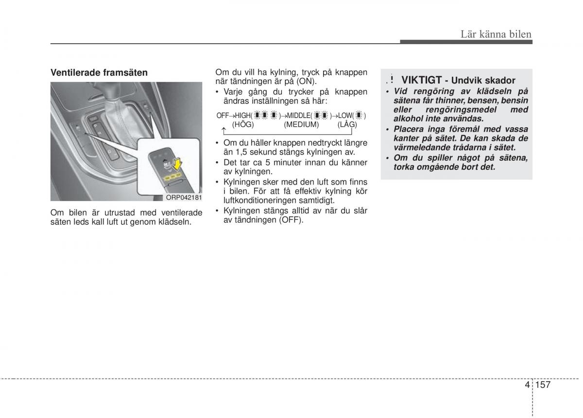 KIA Carens III 3 instruktionsbok / page 245