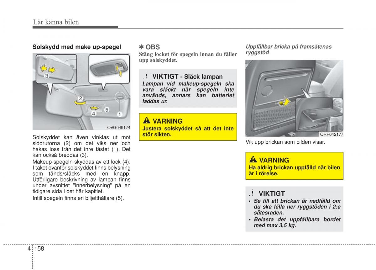 KIA Carens III 3 instruktionsbok / page 246