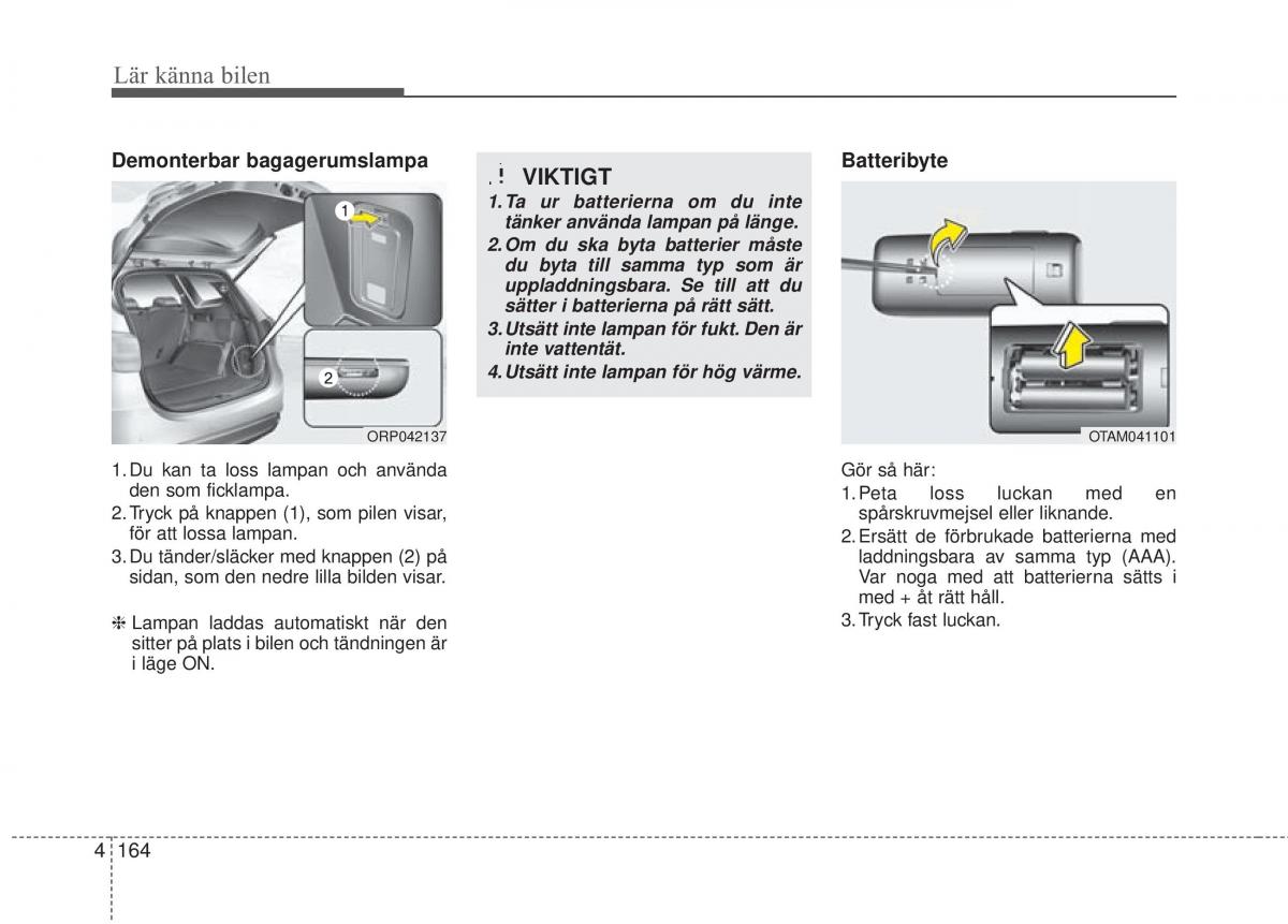 KIA Carens III 3 instruktionsbok / page 252