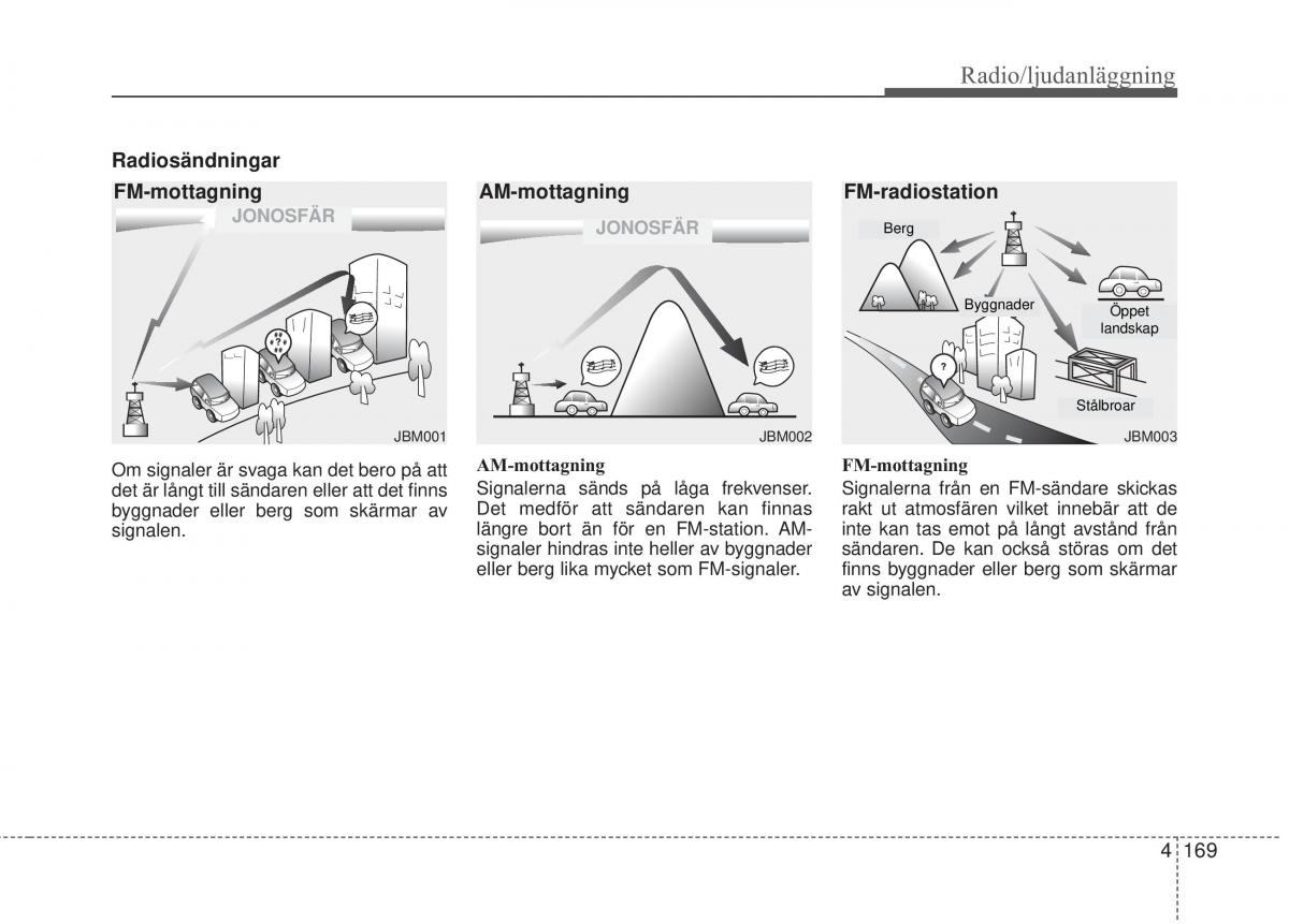 KIA Carens III 3 instruktionsbok / page 257