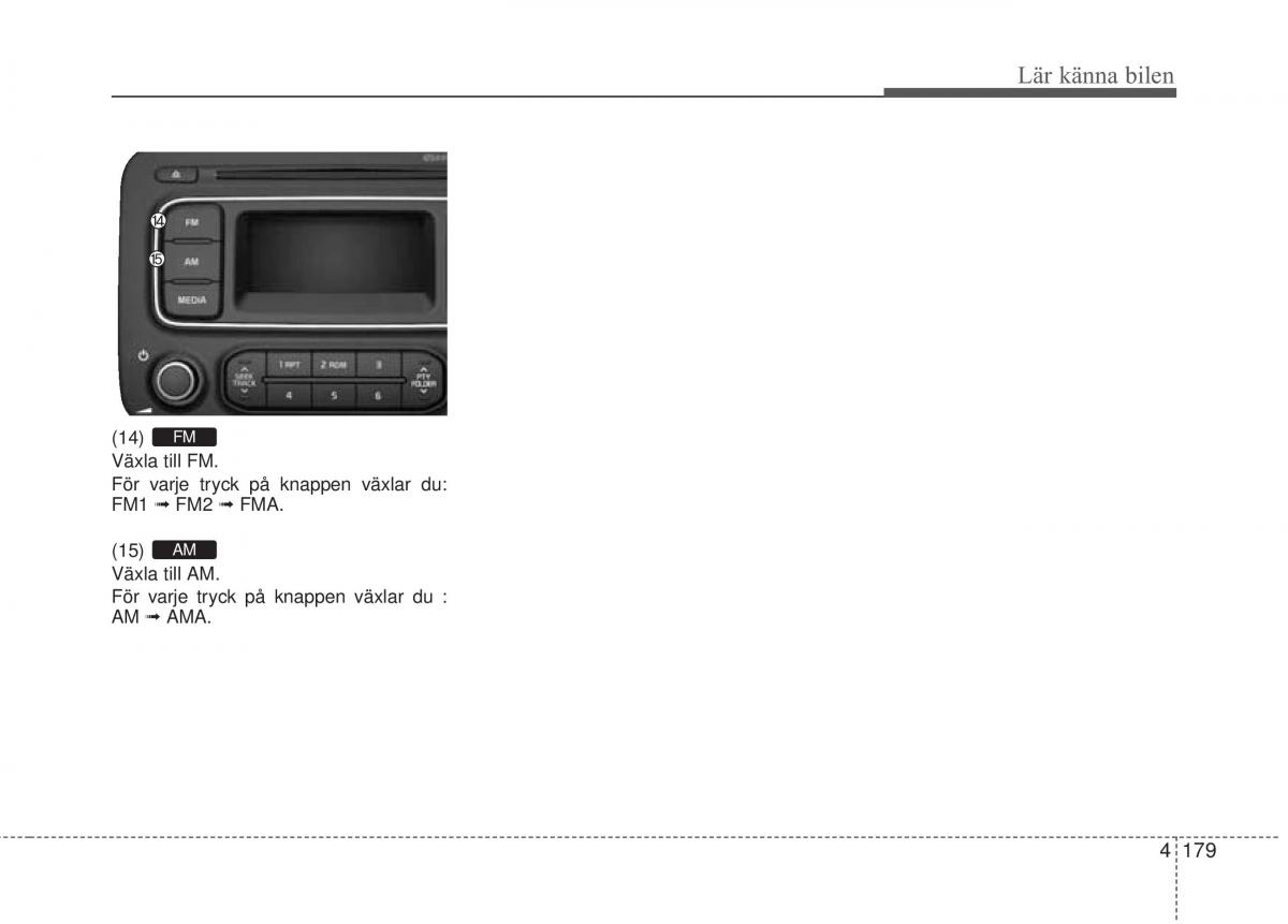 KIA Carens III 3 instruktionsbok / page 267