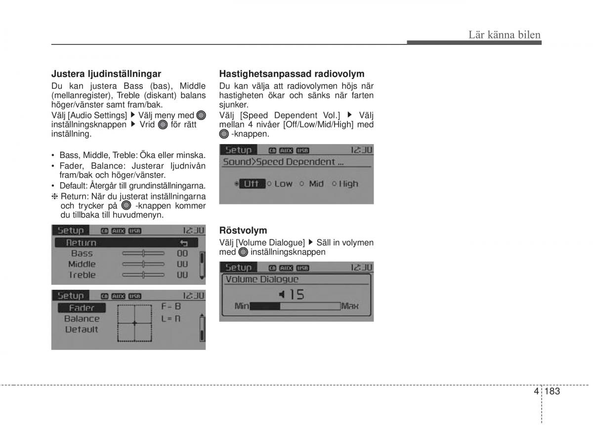 KIA Carens III 3 instruktionsbok / page 271