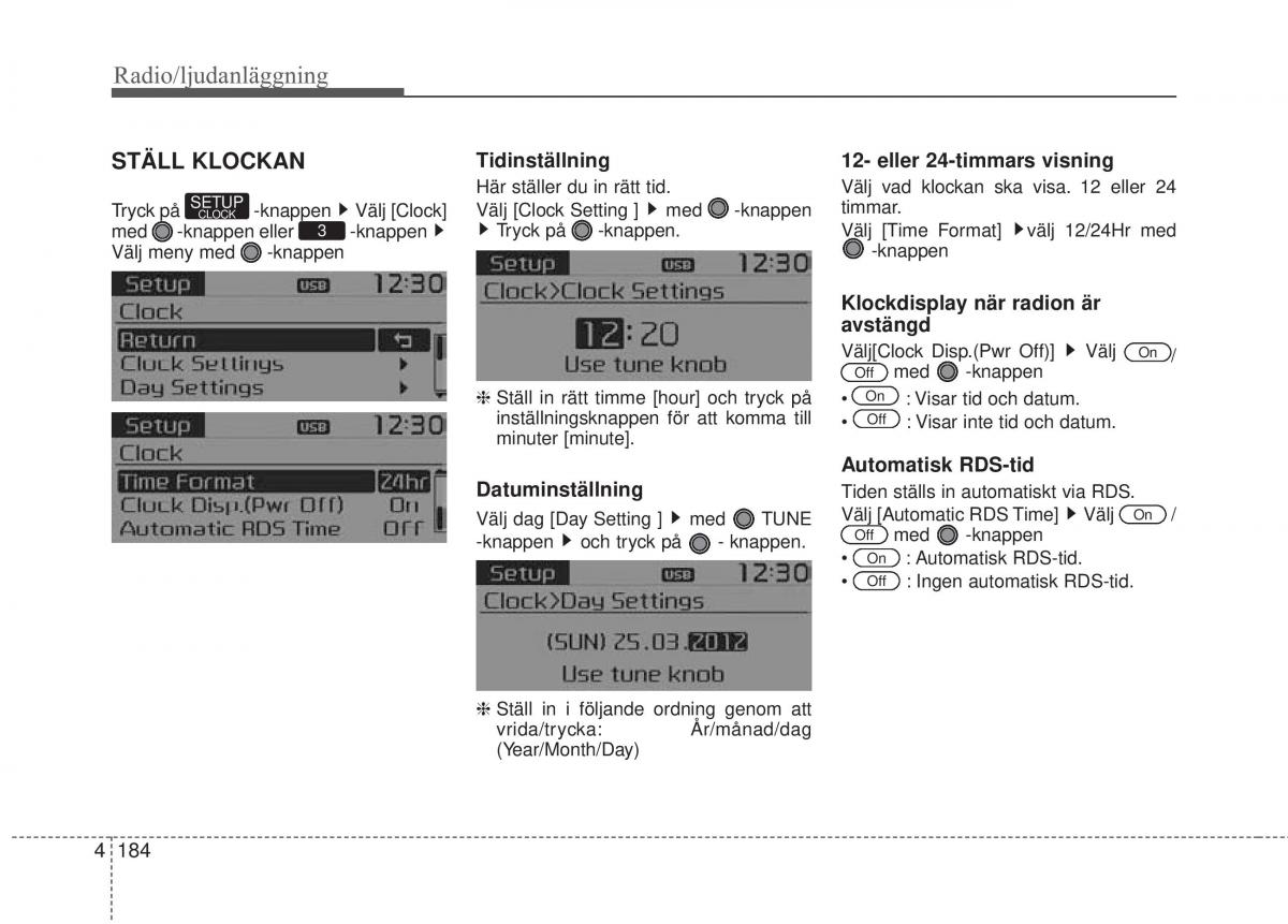 KIA Carens III 3 instruktionsbok / page 272