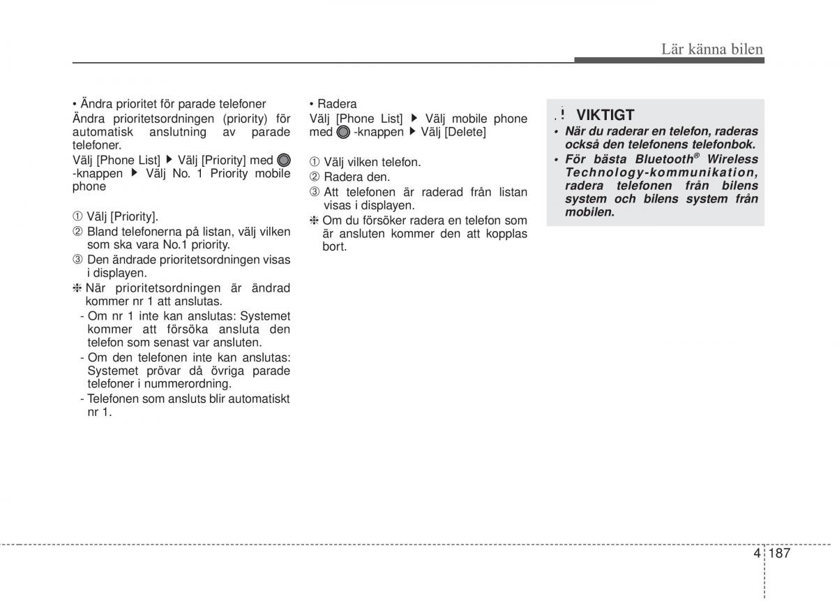 KIA Carens III 3 instruktionsbok / page 275