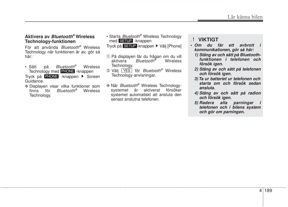 KIA Carens III 3 instruktionsbok / page 277